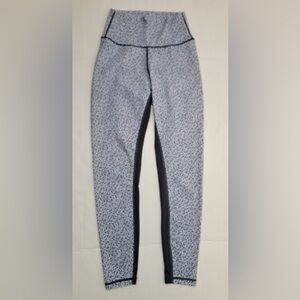 Stylish Black and Gray Patterned Leggings